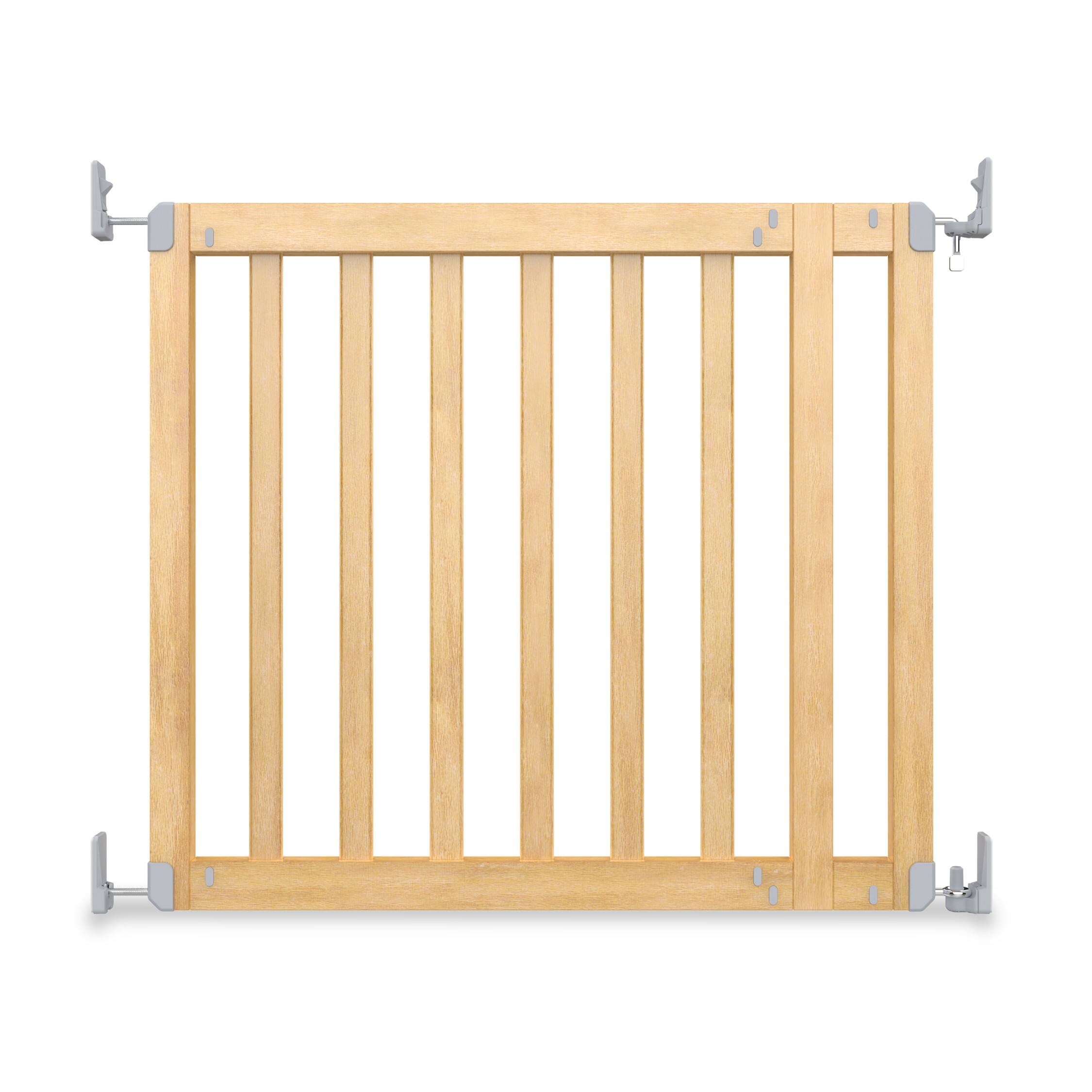 Front. Ingenuity - Ingenuity The Doorway 36S Series Custom Collection Safety Pet and Baby Gate - NATURAL.