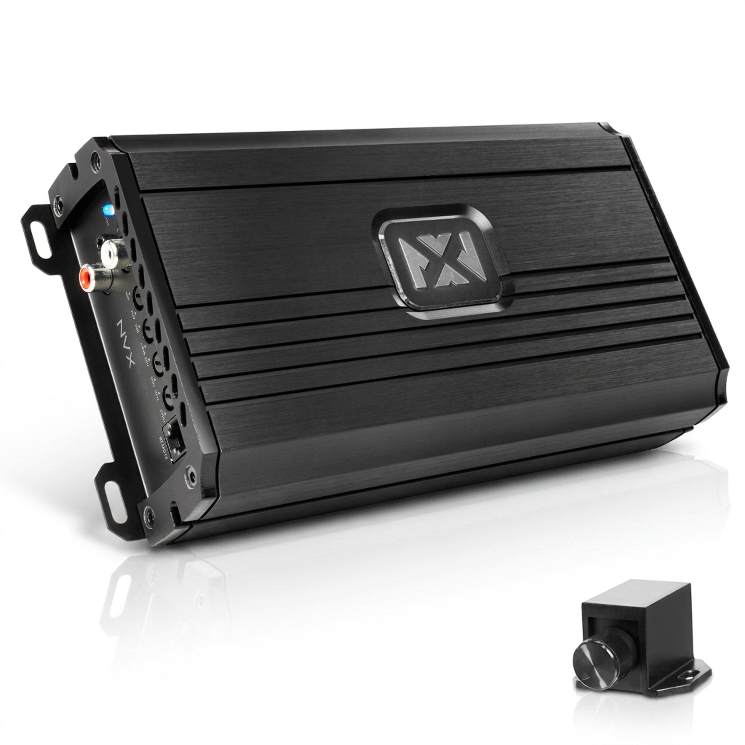 Alt View 4. NVX - 2014-2021 Toyota Tundra CrewMax Bass Package - Dual 10" Sealed Subwoofer Enclosure & Amplifier Bundle - Black.