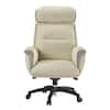 Front. Eureka Ergonomic - Microfiber Leather Executive Office Chair - Off-white.