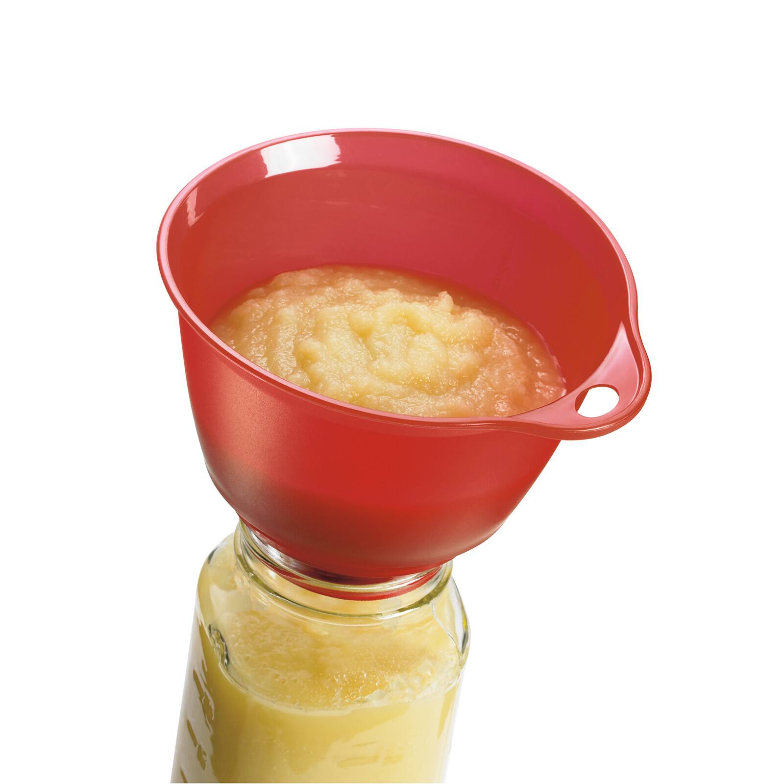 Alt View 4. Cuisipro - 3-in-1 Funnel - Red.