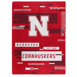 Northwest - Nebraska Huskers 50" x 60" Digitize Raschel Throw Blanket - Red