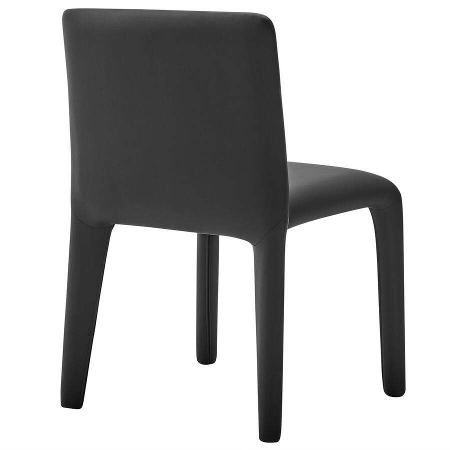 Rhodes Vegan Leather Upholstered Dining Chair by Modway Black - Best Buy