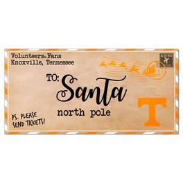 Fan Creations - Tennessee Volunteers 6'' x 12'' Letter to Santa Sign - Multicolor
