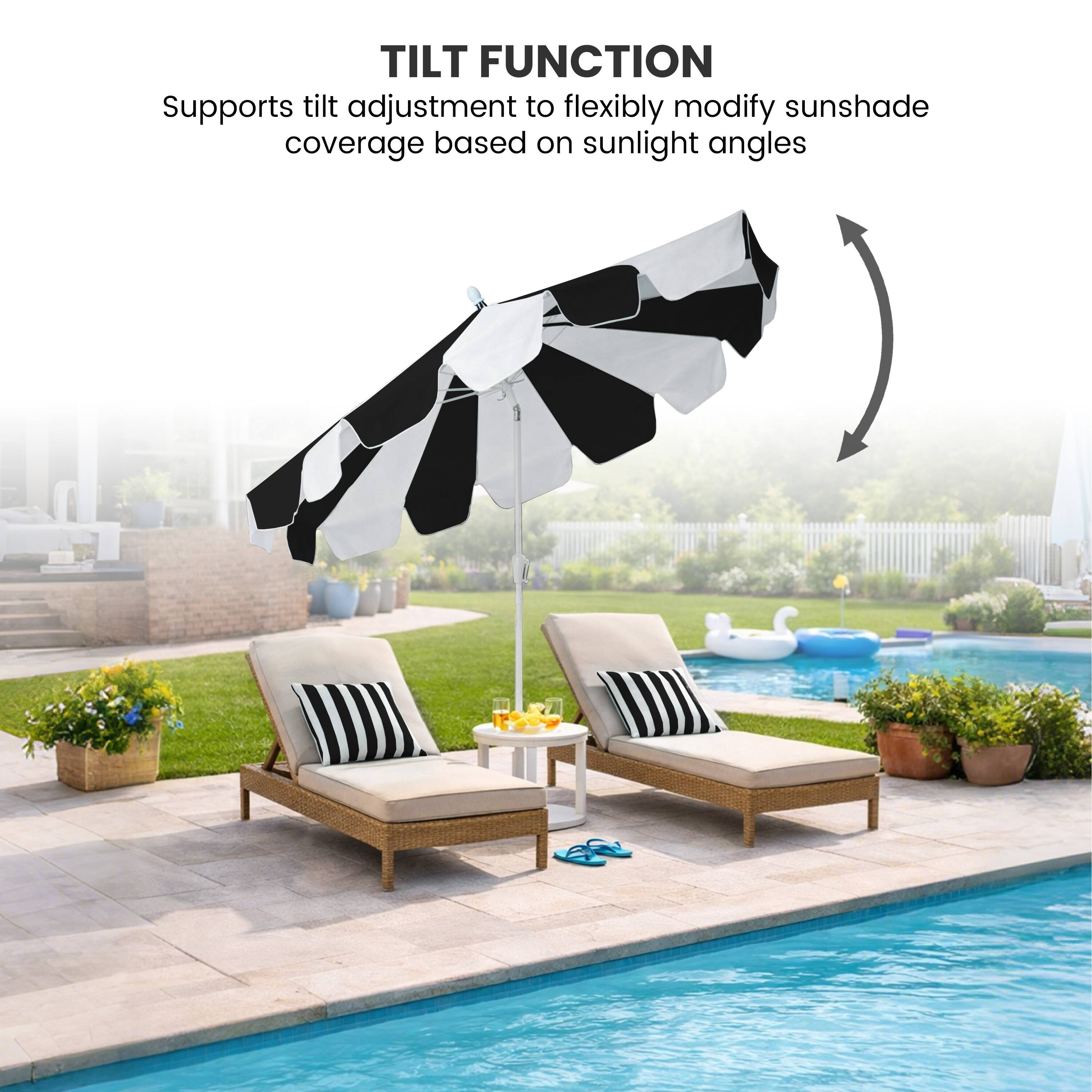 TILT FUNCTION  
Supports tilt adjustment to flexibly modify sunshade coverage based on sunlight angles