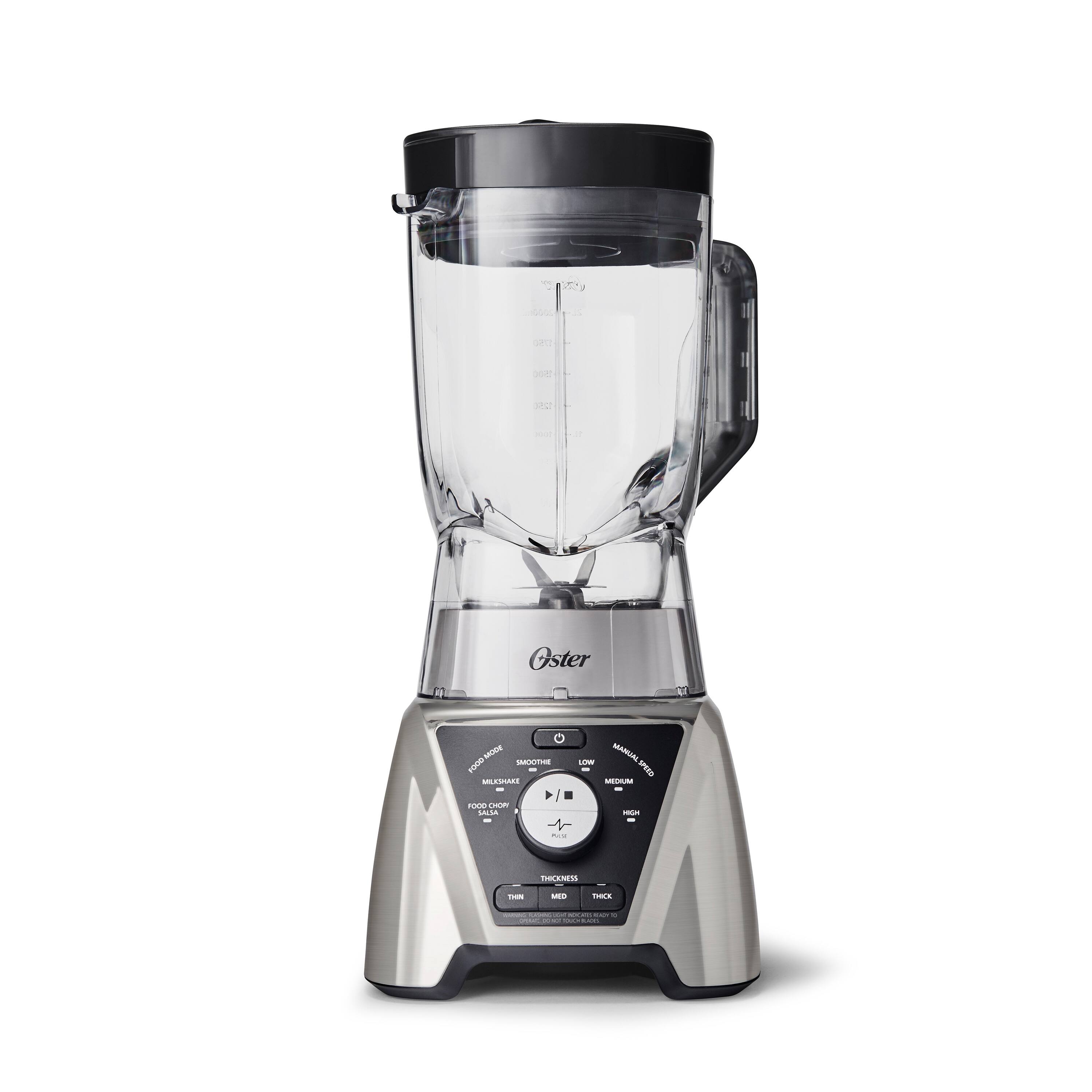 Angle. Oster - Oster Pro Blender with Texture Select Settings & 2 Blend-N-Go™ Cups - Brushed Nickel.