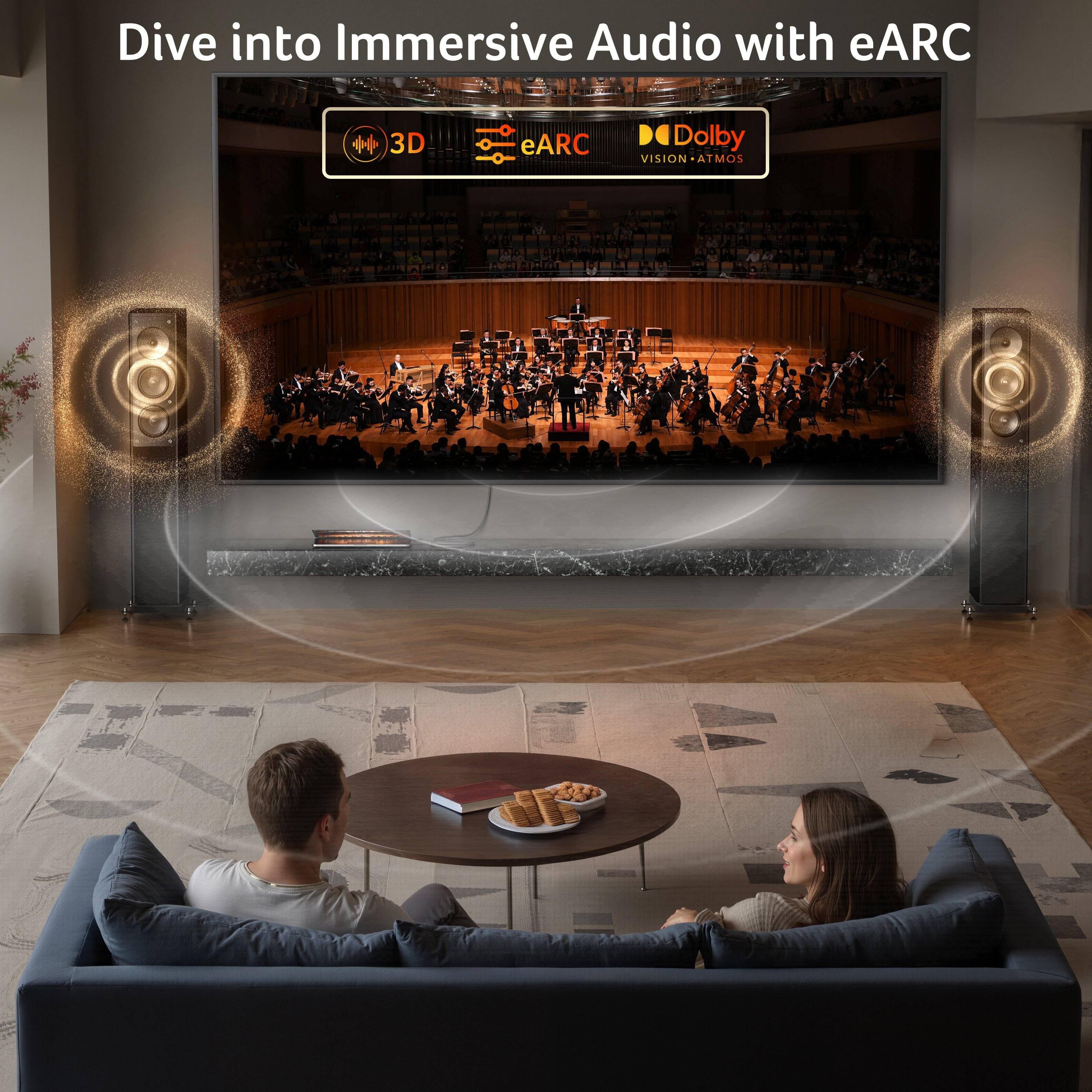 Dive into Immersive Audio with eARC 3D! eARC Dolby VISION ATMOS