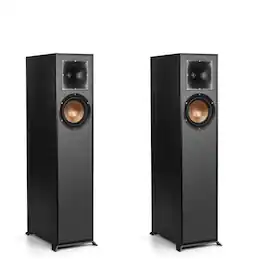Klipsch - Reference R-610F Floorstanding Speaker, Black, Pair