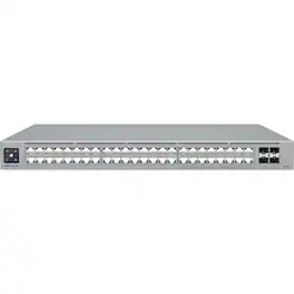 Ubiquiti - Pro Max 48 48-Port 2.5G/1G PoE++ Compliant Managed Network Switch USW-Pro-Max-48-PoE - Gray