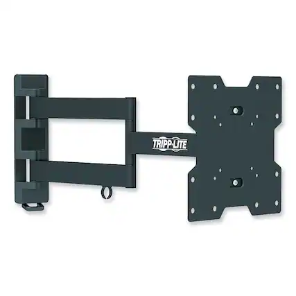 Front. Tripp Lite - DWM1742MA Swivel/Tilt Wall Mount with Arms for 17 in. to 42 in. TVs/Monitors up to 77 lbs. - Black.