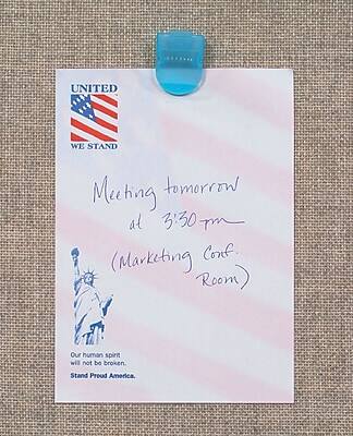 UNITED WE STAND

Meeting tomorrow at 3:30 pm  
(Marketing Conf. Room)

Our human spirit will not be broken.  
Stand Proud America.