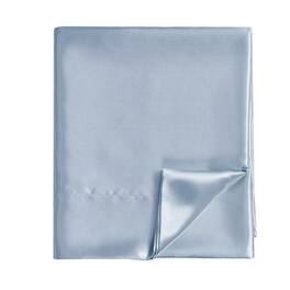 Gracie Mills - Coralie 6-Piece Wrinkle-free Satin Sheet Set - Blue