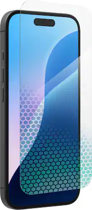 ZAGG - Glass XTR4 Advanced Edge-to-Edge Screen Protector for Apple iPhone 16, iPhone 15 - Clear