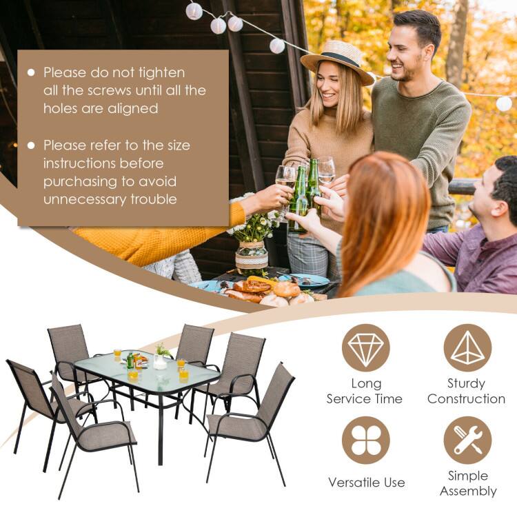 Please do not tighten all the screws until all the holes are aligned.  
Please refer to the size instructions before purchasing to avoid unnecessary trouble.  

Long Service Time  
Sturdy Construction  
Versatile Use  
Simple Assembly