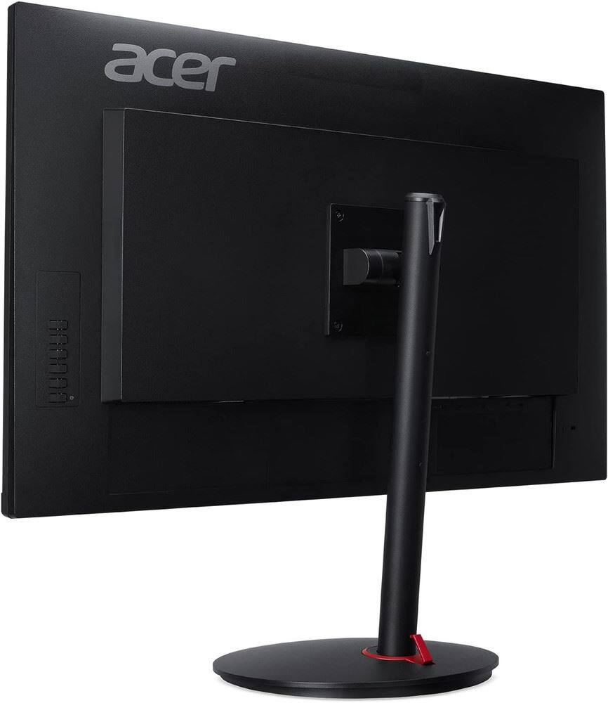 Back. Acer - Nitro XV322QK V 31.5" Monitor FullHD 3840x2160 VA 144Hz 1msVRB 400Nit HDMI | XV322QK V | UM.JX2AA.V04 - Black.