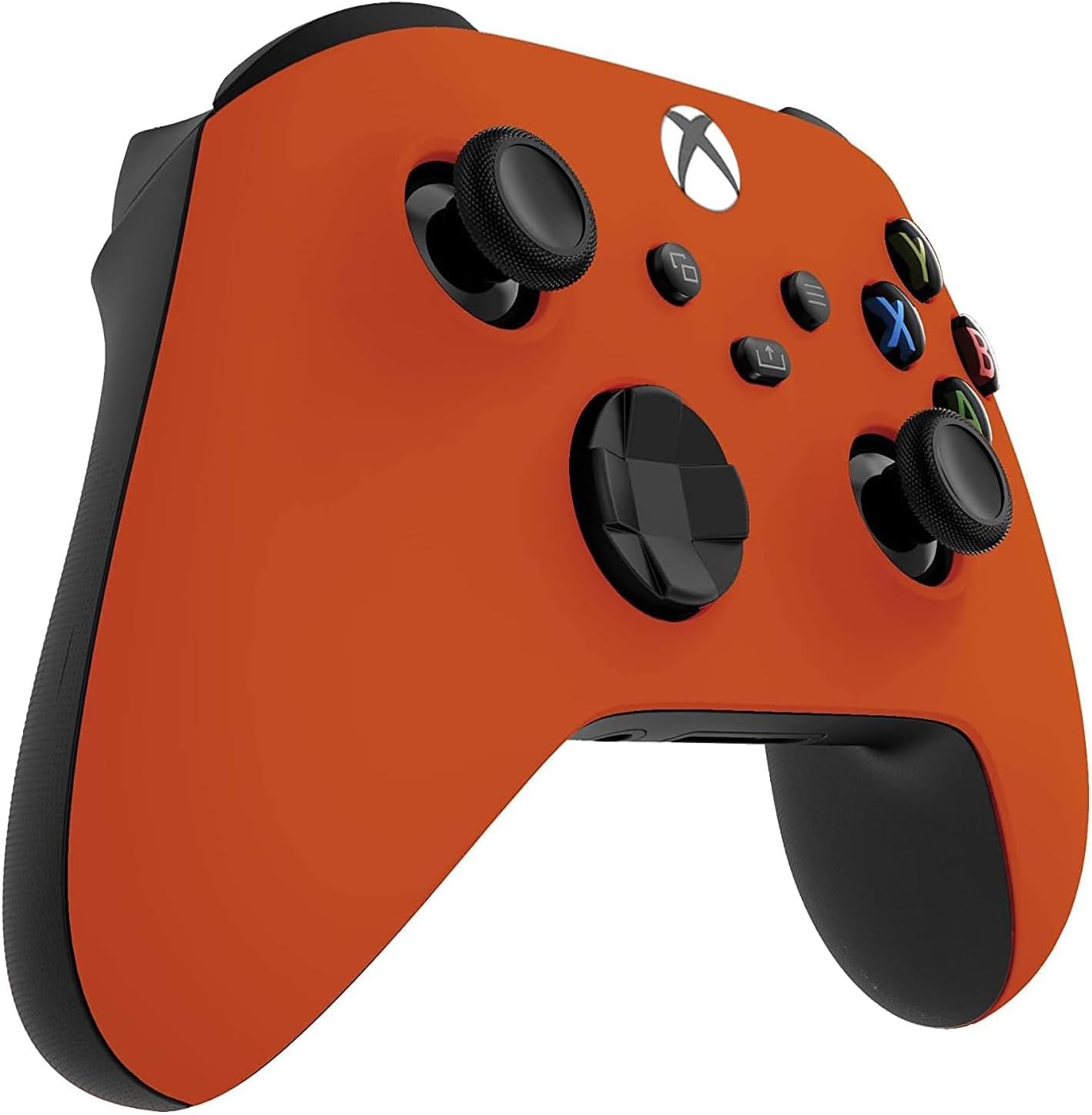 Left. Custom Controllerzz - Custom Wireless Controller for Xbox Series X|S, Xbox One, & PC - Orange.