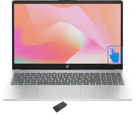 HP - 15t-fd000 Laptop 15.6 FHD (Intel i5-1334U, 16GB DDR4, 512GB PCIe SSD, Intel UHD, Win 11 Pro) - Natural Silver