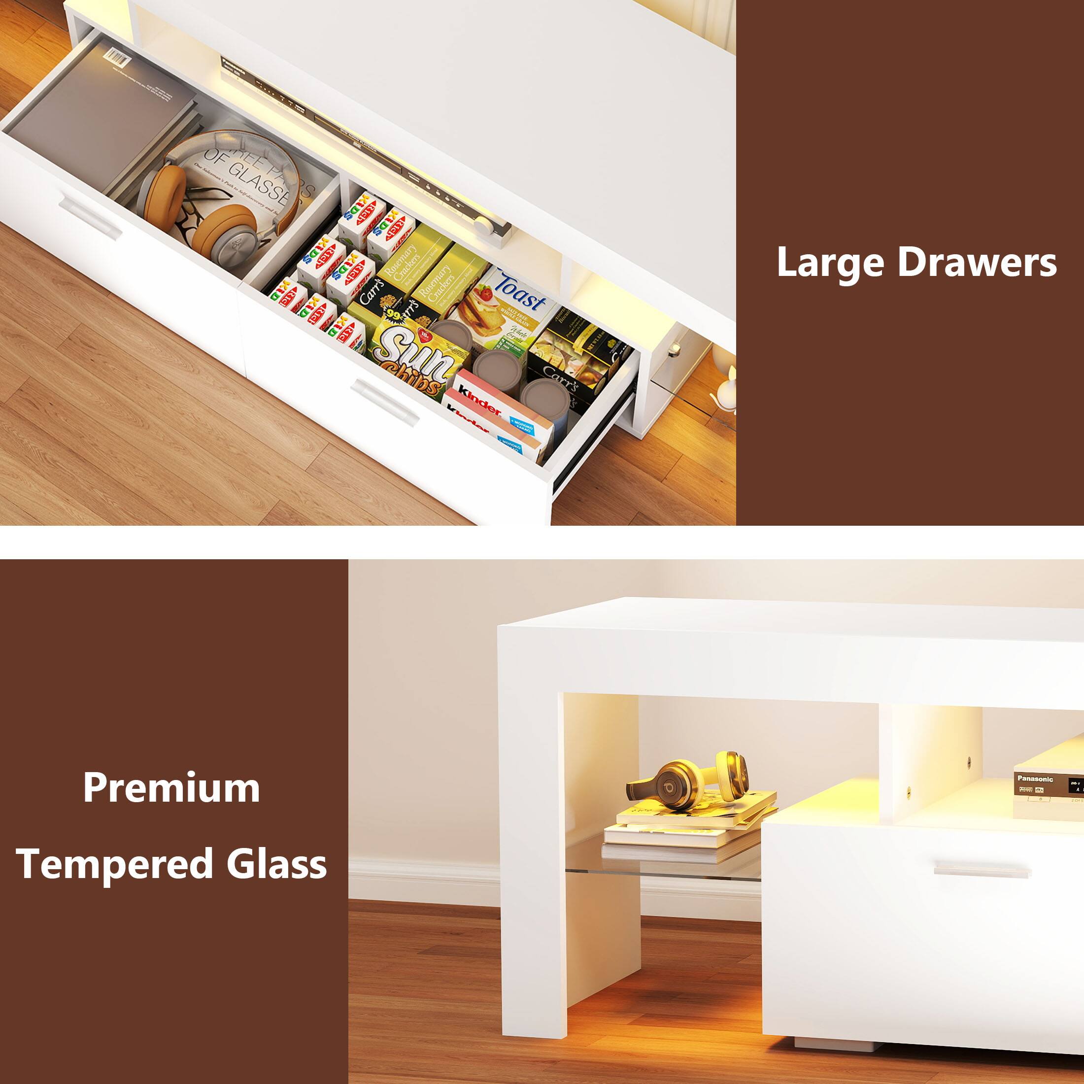 Large Drawers
Premium Tempered Glass