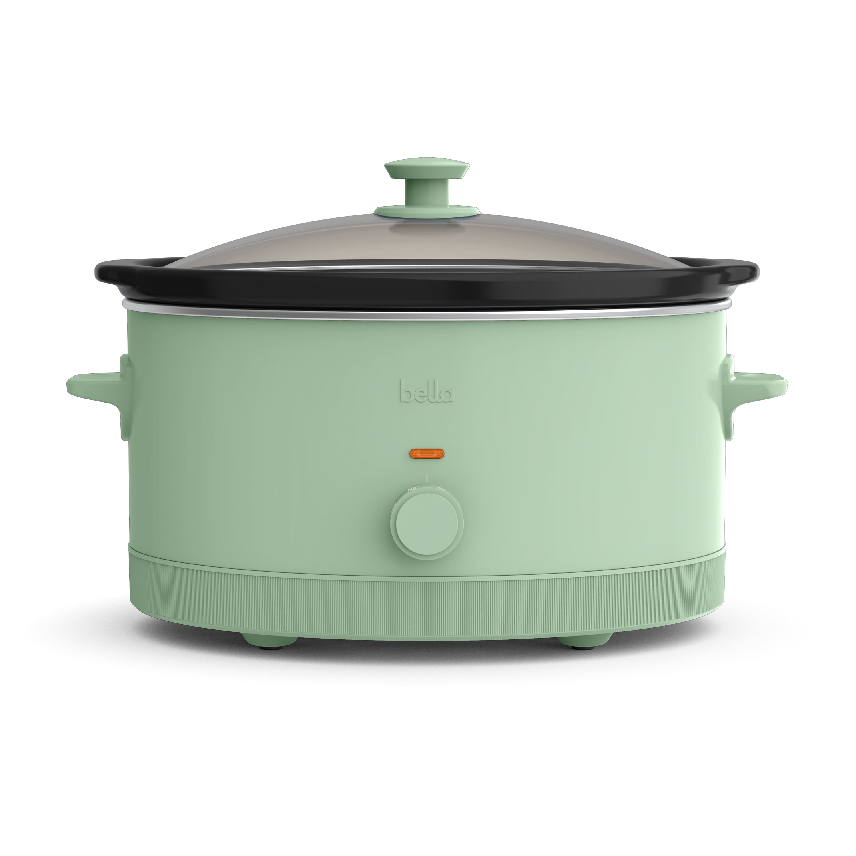 Front. Bella - 6-qt. Manual Slow Cooker - Seaglass.