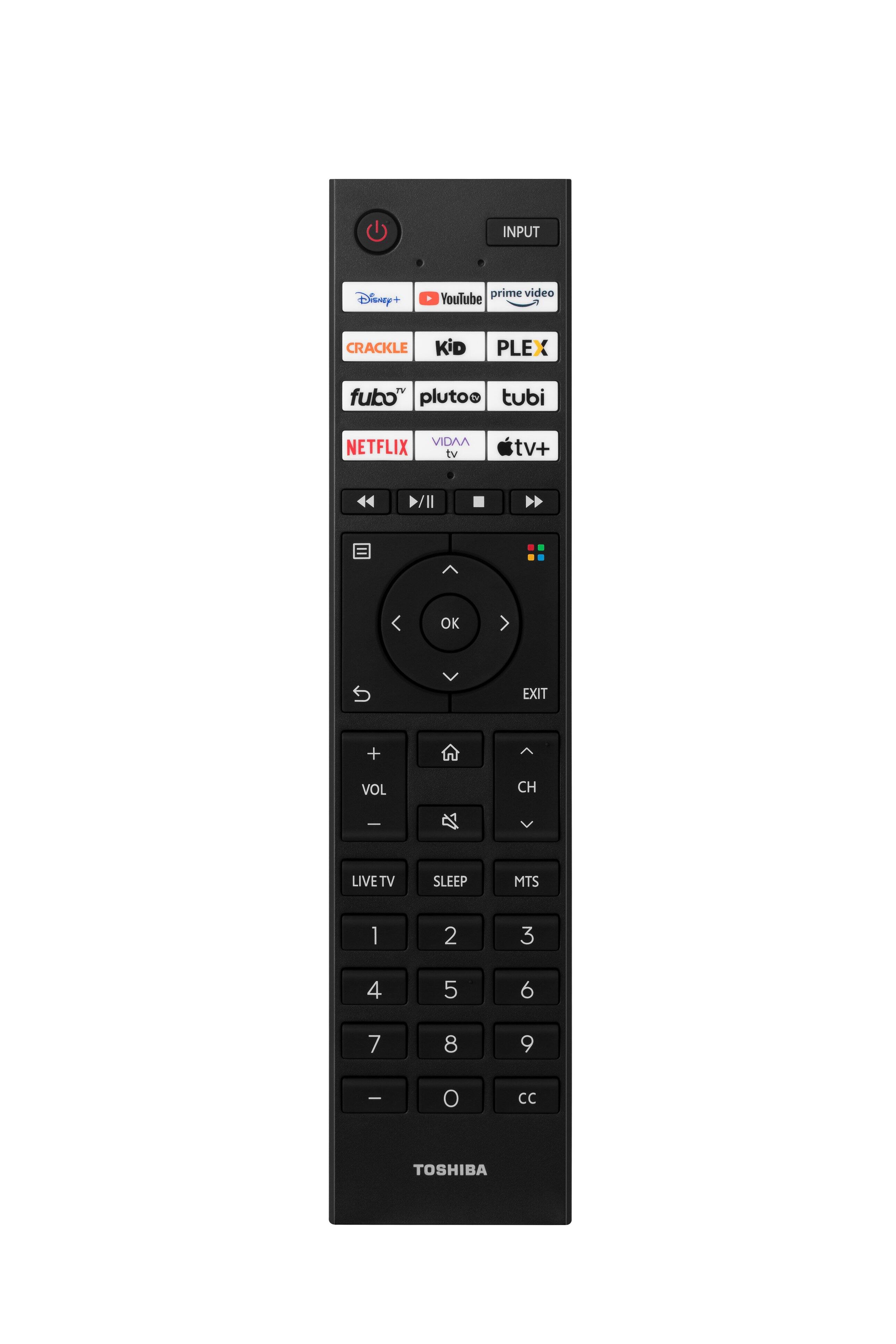 Remote Control. Toshiba - 32" Class V35 Series LED HD Smart VIDAA TV - Black.