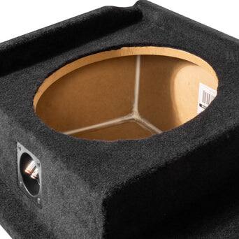 Alt View 6. NVX - 1996-2006 Silverado/Sierra Extended Cab - Custom-Fit Empty Dual 12" Sealed Subwoofer Enclosure - Black.