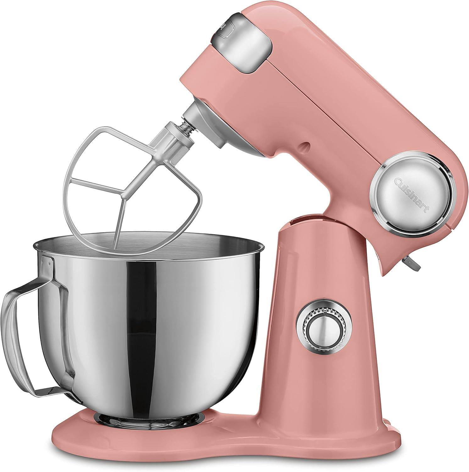 Front. Cuisinart - SM-50 5.5 Qt Stand Mixer 12-Speed, 12 Colors - Precision Master Series - Blushing Coral.