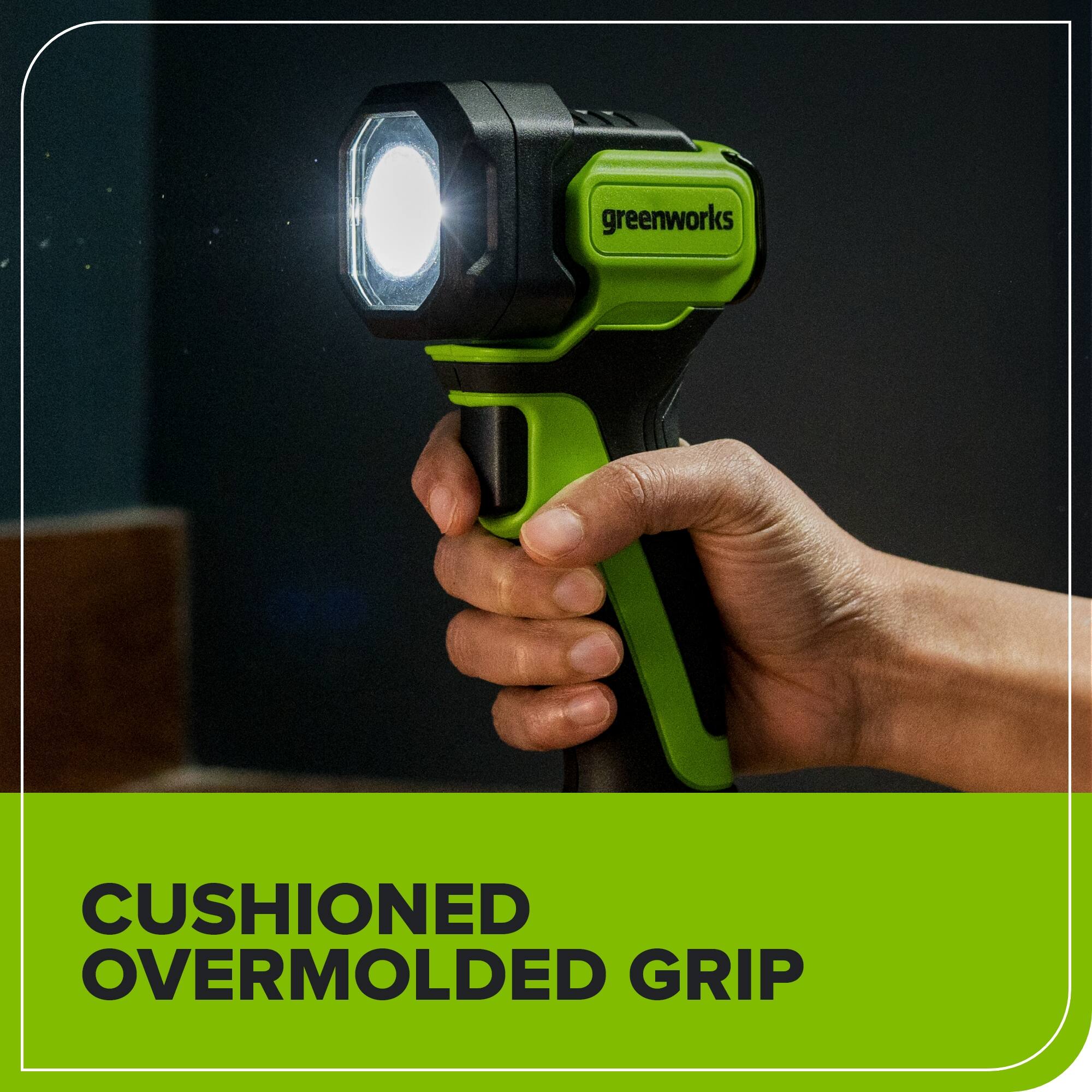 greenworks CUSHIONED OVERMOLDED GRIP