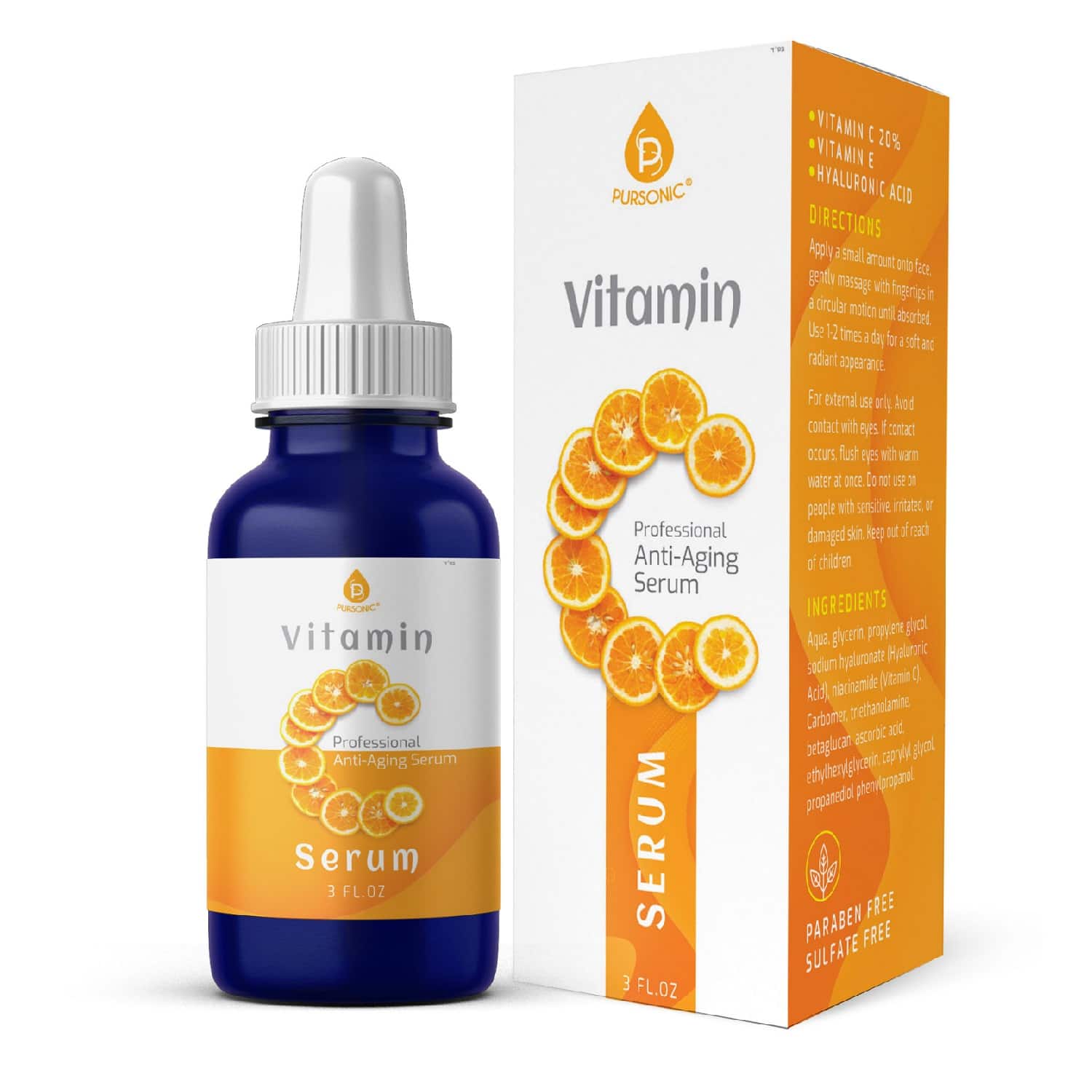 Pursonic Radiance Renewal Set – Red Light Gua Sha Tool, Vitamin C