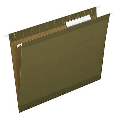 Pendaflex - Hanging File Folders, 1/3-Cut Tab, Letter Size, Standard 25/Box (PFX 4152 1/3) - Green price history on PriceWatchPro