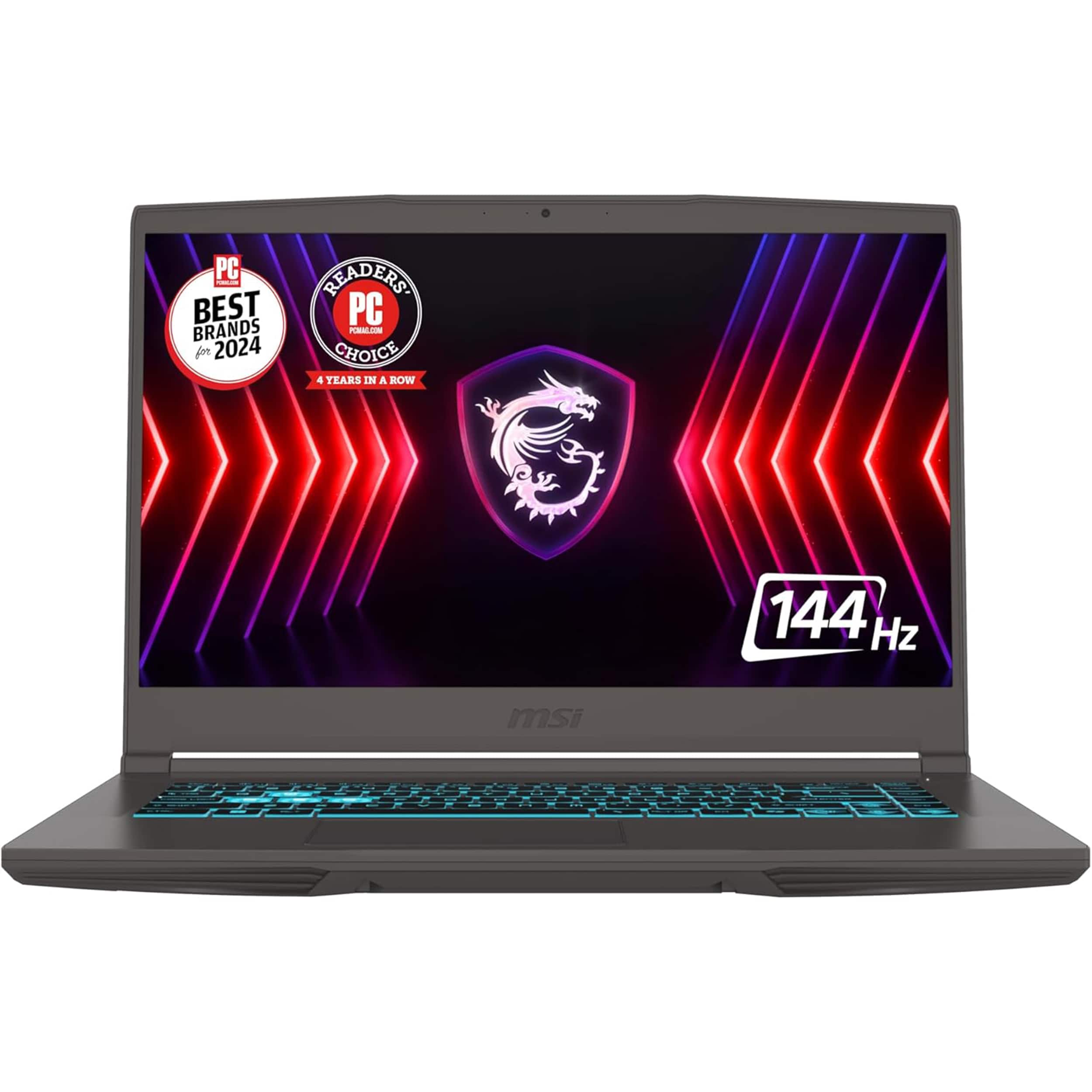 MSI - Thin 15.6" FHD 144Hz Gaming Laptop,Intel i5-13420H,32GB DDR4,1TB SSD,NVIDIA GeForce RTX 3050,Win 11,Grey - Gray