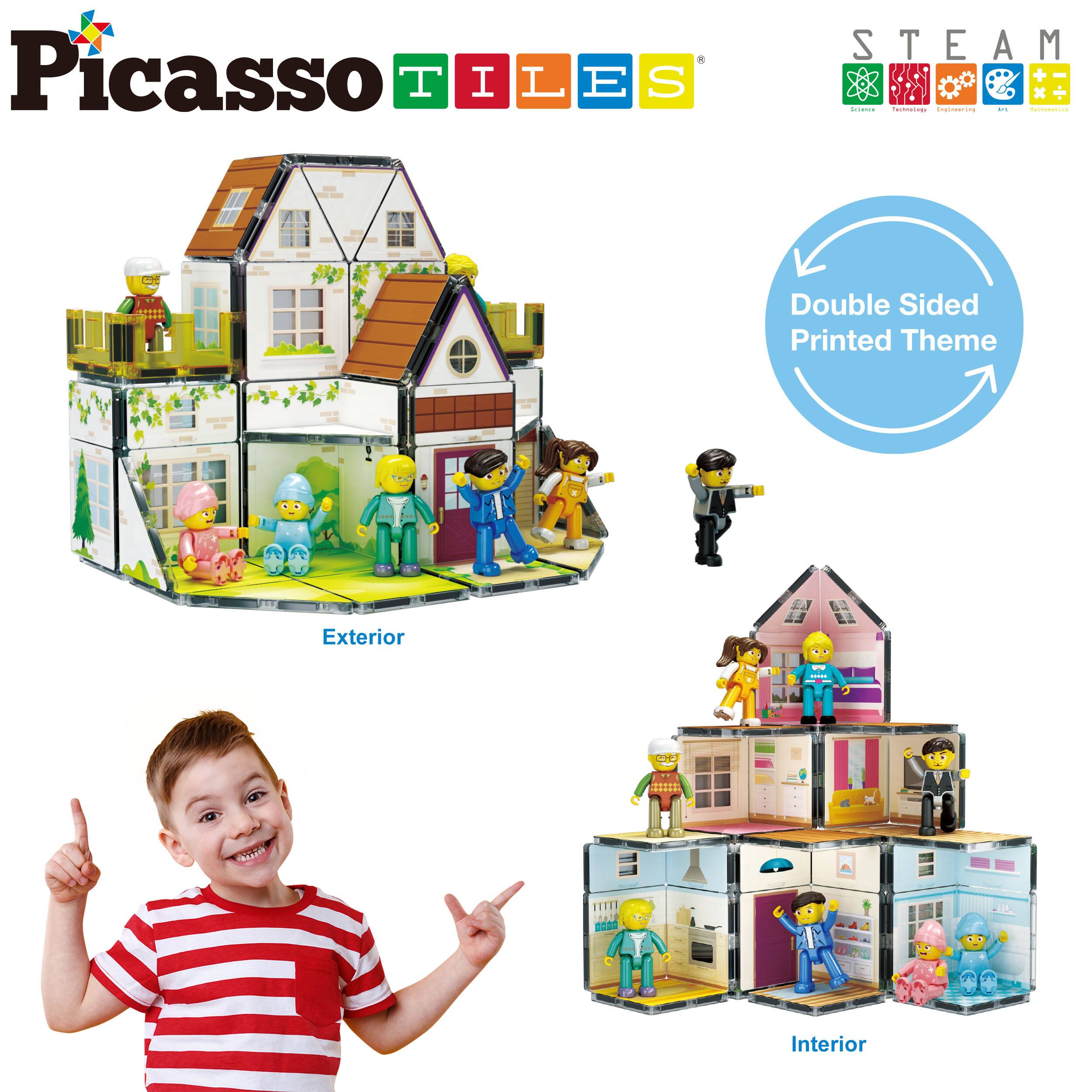 Picasso Tiles  
STEAM  
Double Sided Printed Theme  
Exterior - Interior