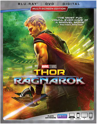 Front. Thor: Ragnarok - BLU-RAY.