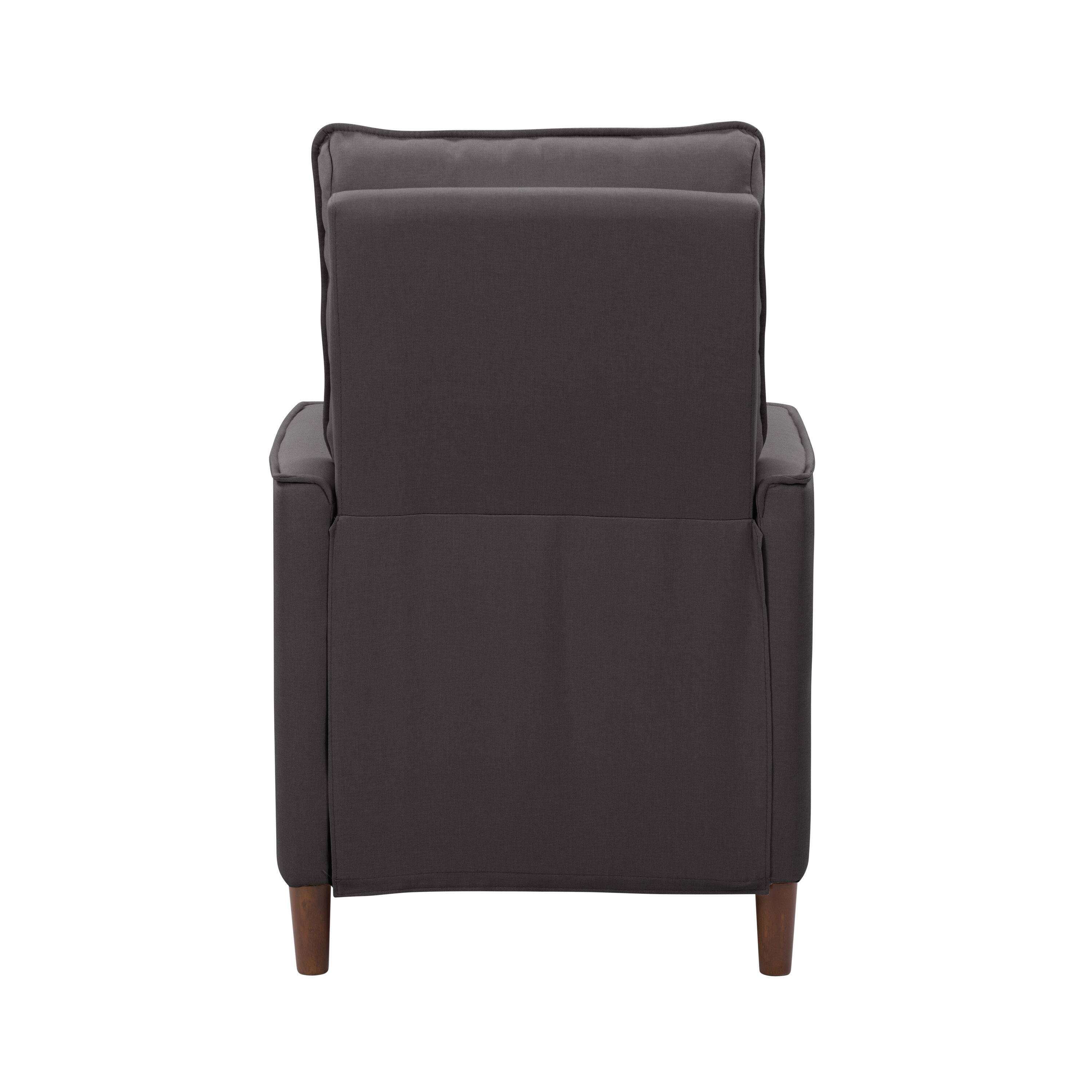 Alt View 15. CorLiving - Alder Manual Fabric Recliner - Dark Grey.