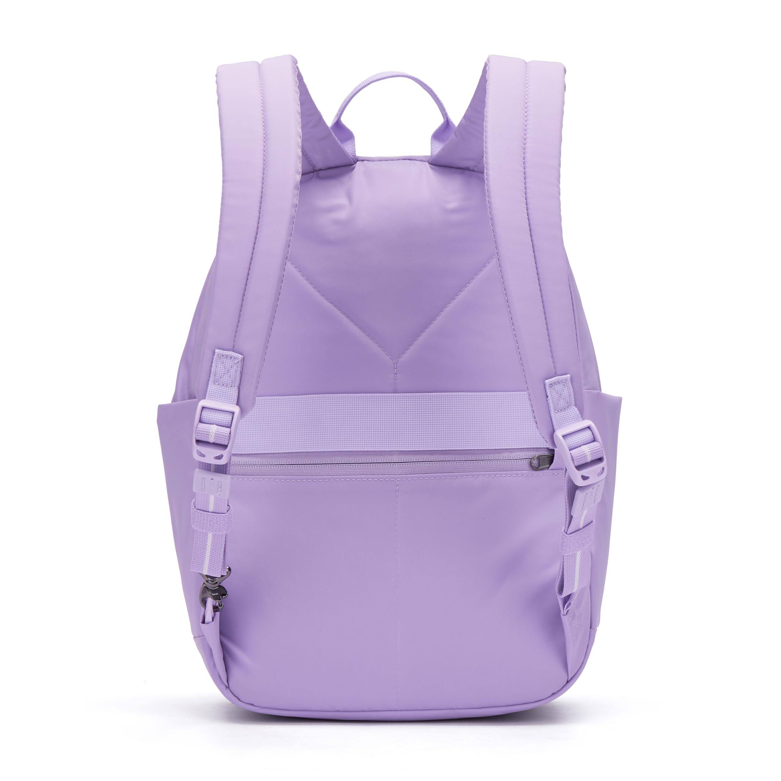 Left. Pacsafe - GO Anti Theft 15L Backpack - Lavender.
