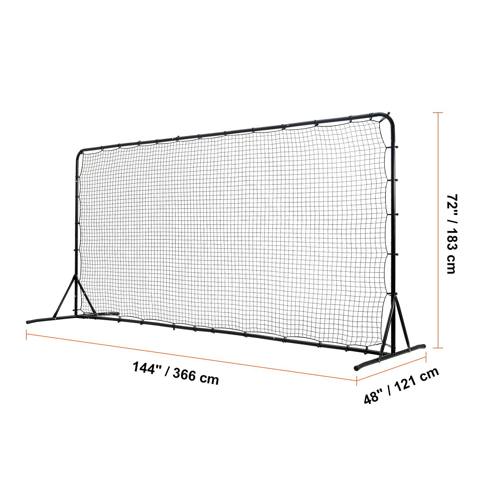 72" / 183 cm  
144" / 366 cm  
48" / 121 cm
