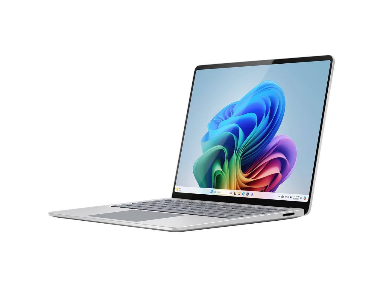 Back. Microsoft - surface 13.8" copilot+ laptop 7th edition - 13.8" pixelsense flow disp - Black.