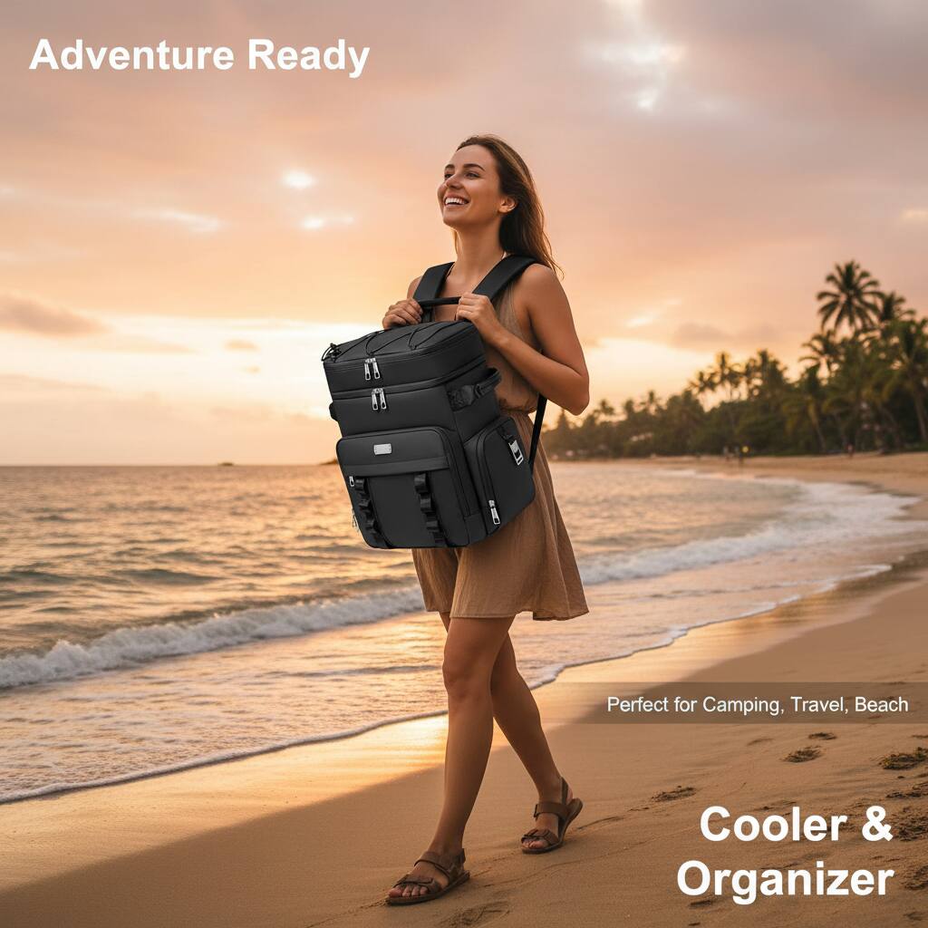 Adventure Ready

Perfect for Camping, Travel, Beach Cooler & Organizer