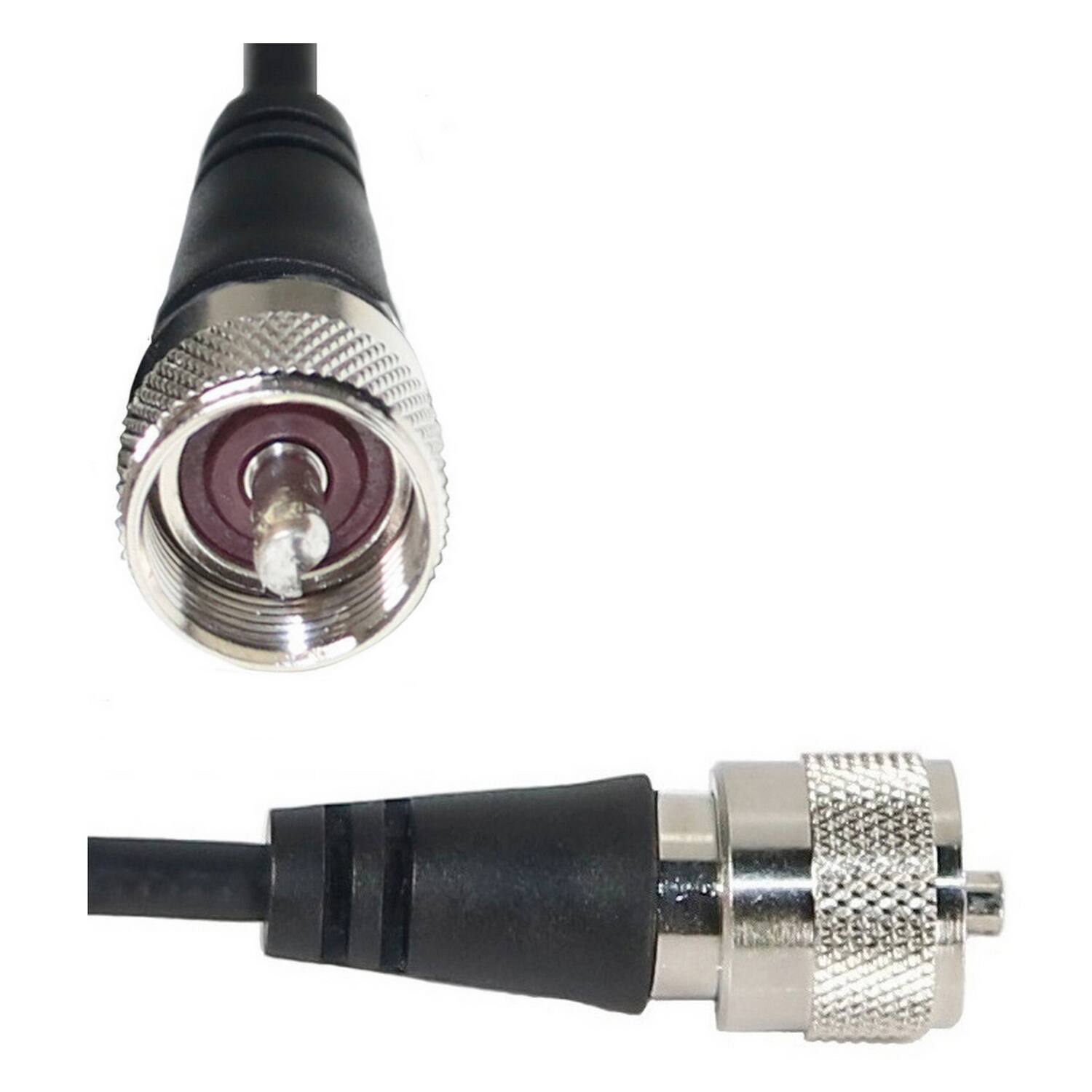 Alt View 1. Tram - 144 to 148 MHz VHF/440 to 450 MHz UHF Dual-Band Pre-Tuned 4" Magnet Antenna Kit Rubber Boot - Black.