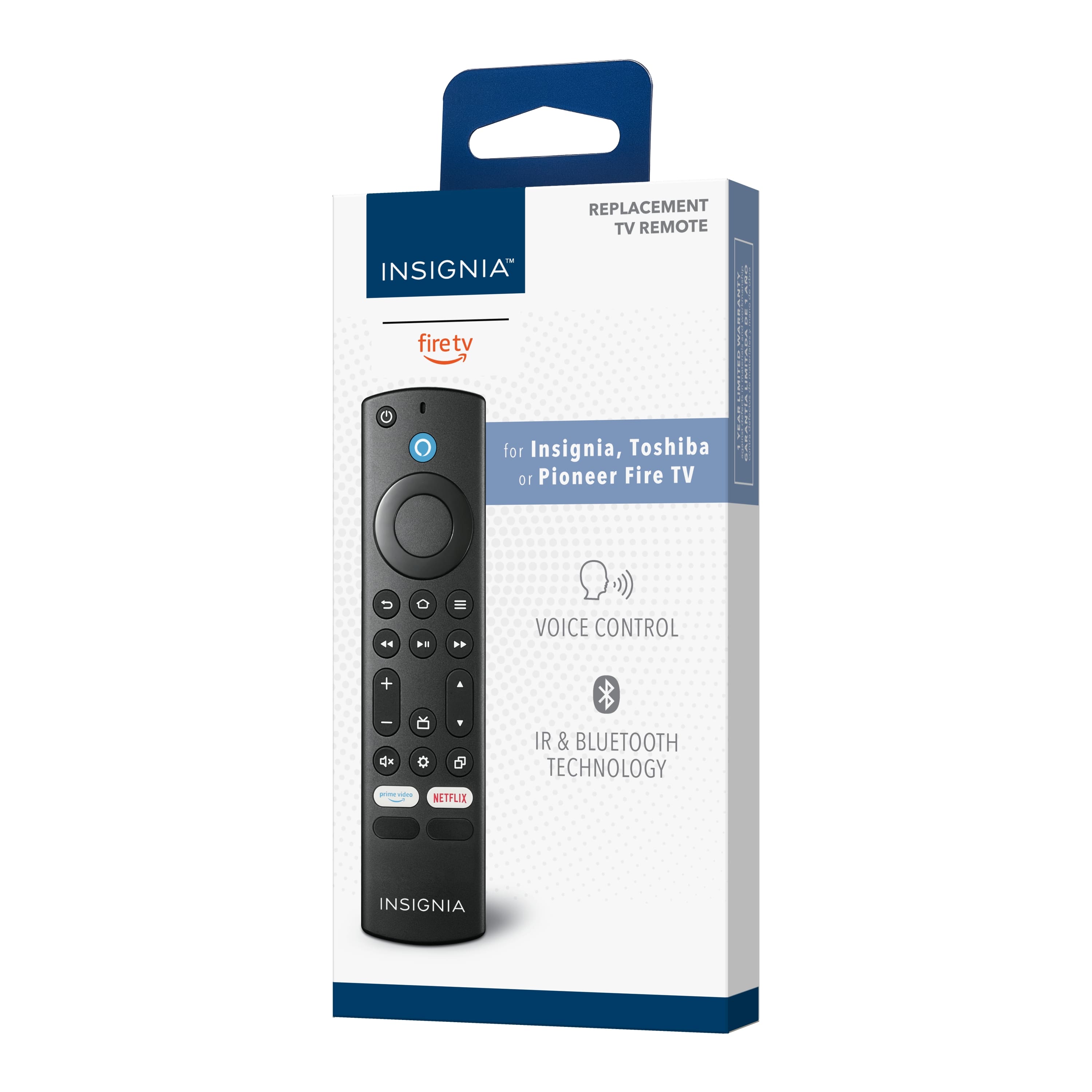 Insignia™ Fire TV Replacement Remote for Insignia-Toshiba-Pioneer Black NS- RCFNA-21 - Best Buy