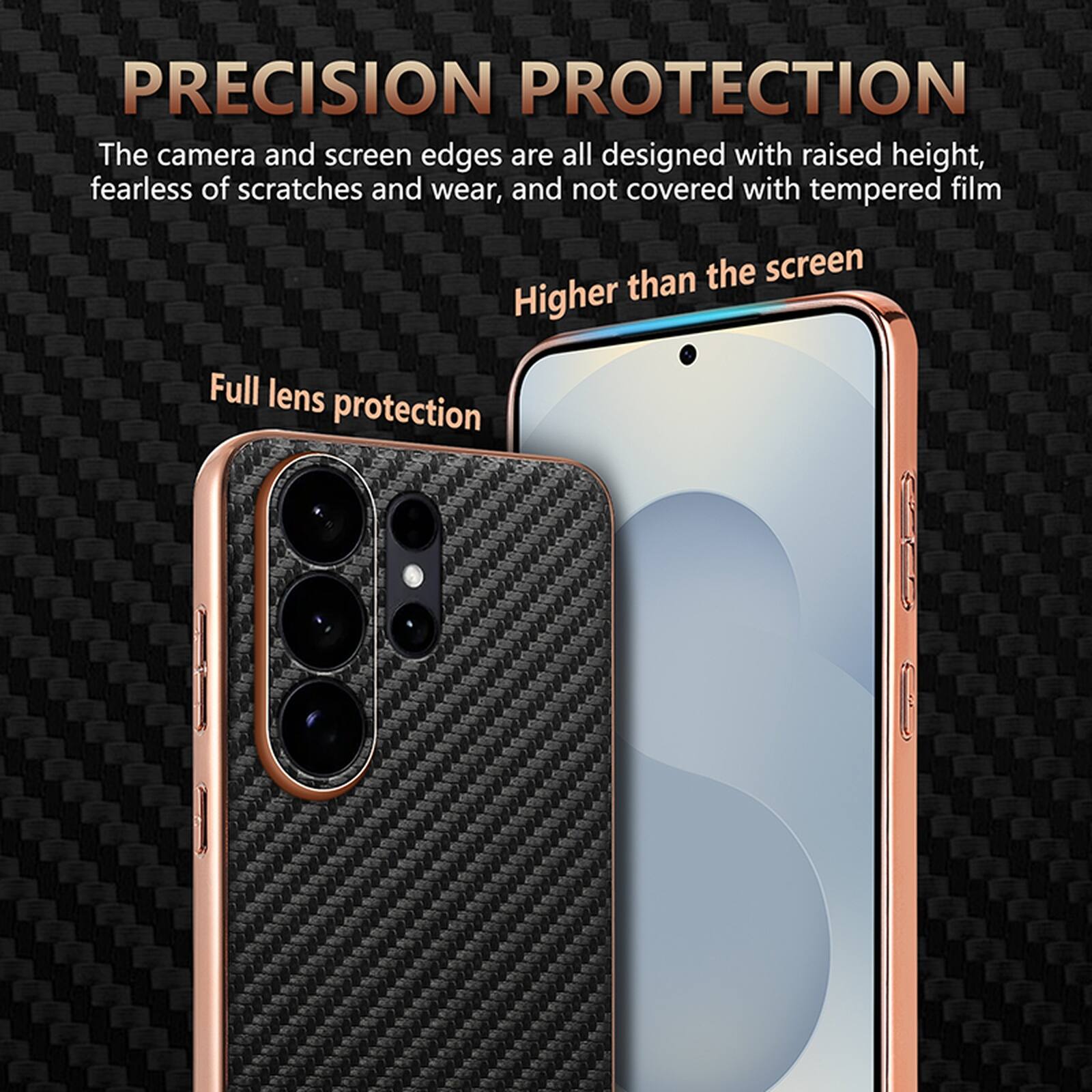 PRECISION PROTECTION

The camera and screen edges are all designed with raised height, fearless of scratches and wear, and not covered with tempered film

Higher than the screen

Full lens protection
