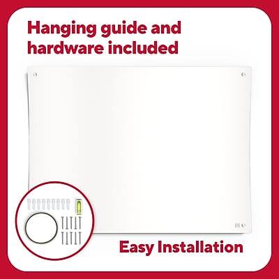 Hanging guide and hardware included  
Easy Installation