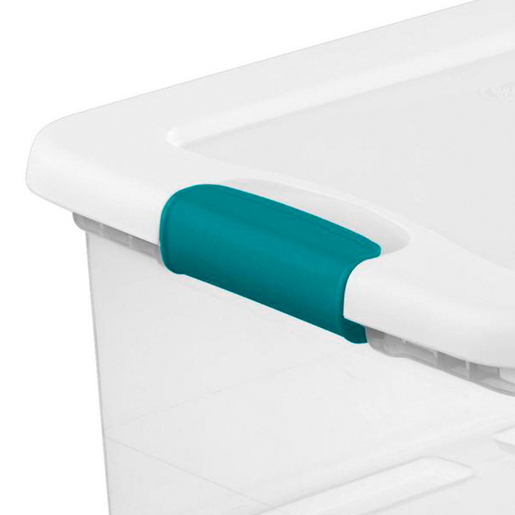 Alt View 4. Sterilite - Sterilite 15 Qt Stackable Storage Boxes & 6 Qt Organizing Bins, 12 Pack Each.