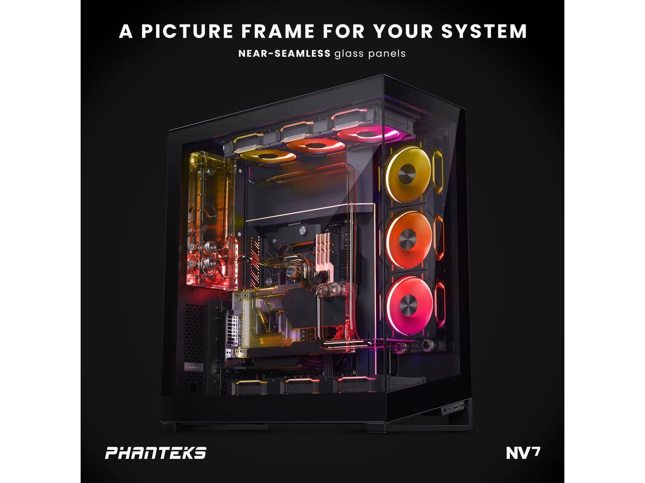 Phanteks NV7 Full Tower Chassis, High Airflow, RGB Lighting