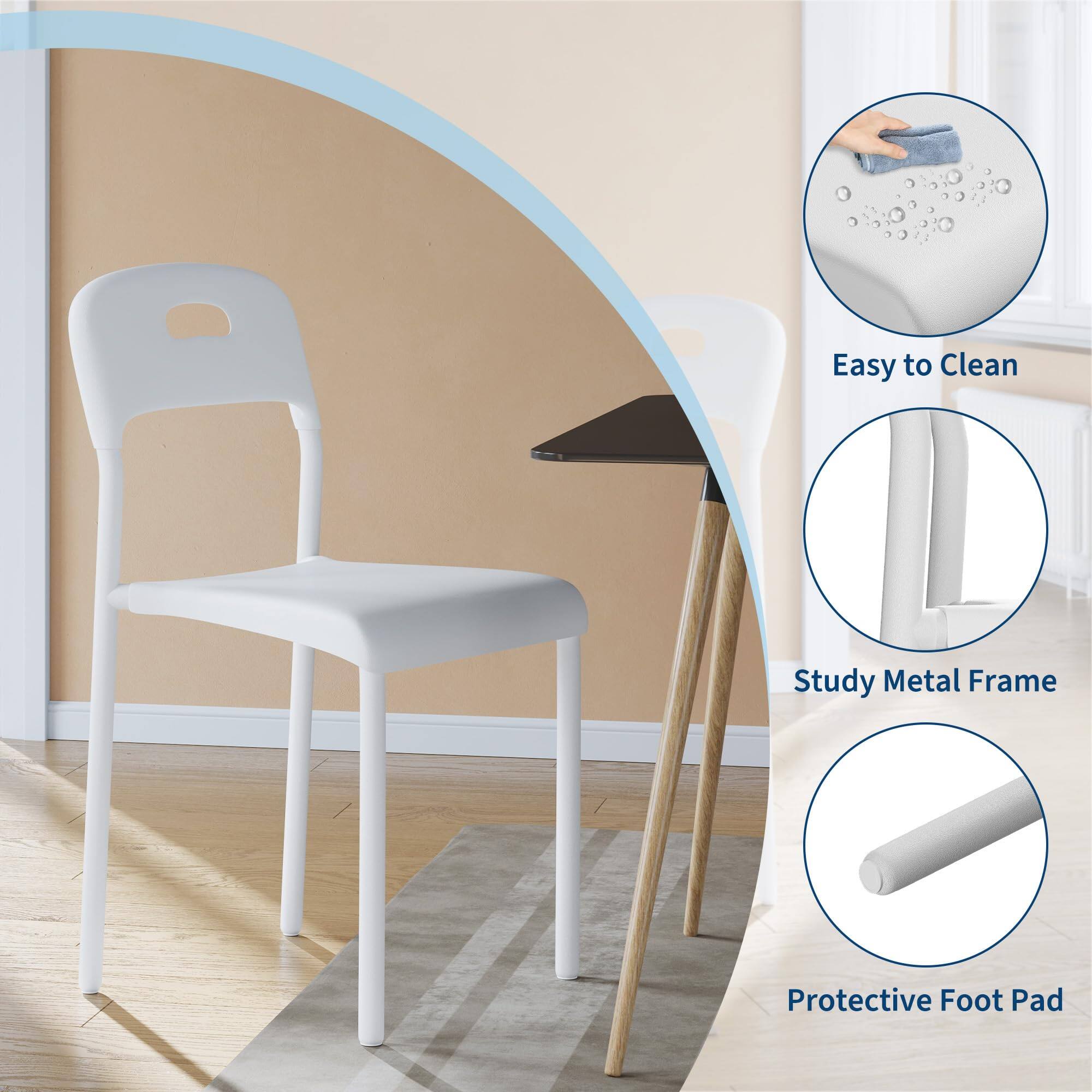 Easy to Clean  
Study Metal Frame  
Protective Foot Pad