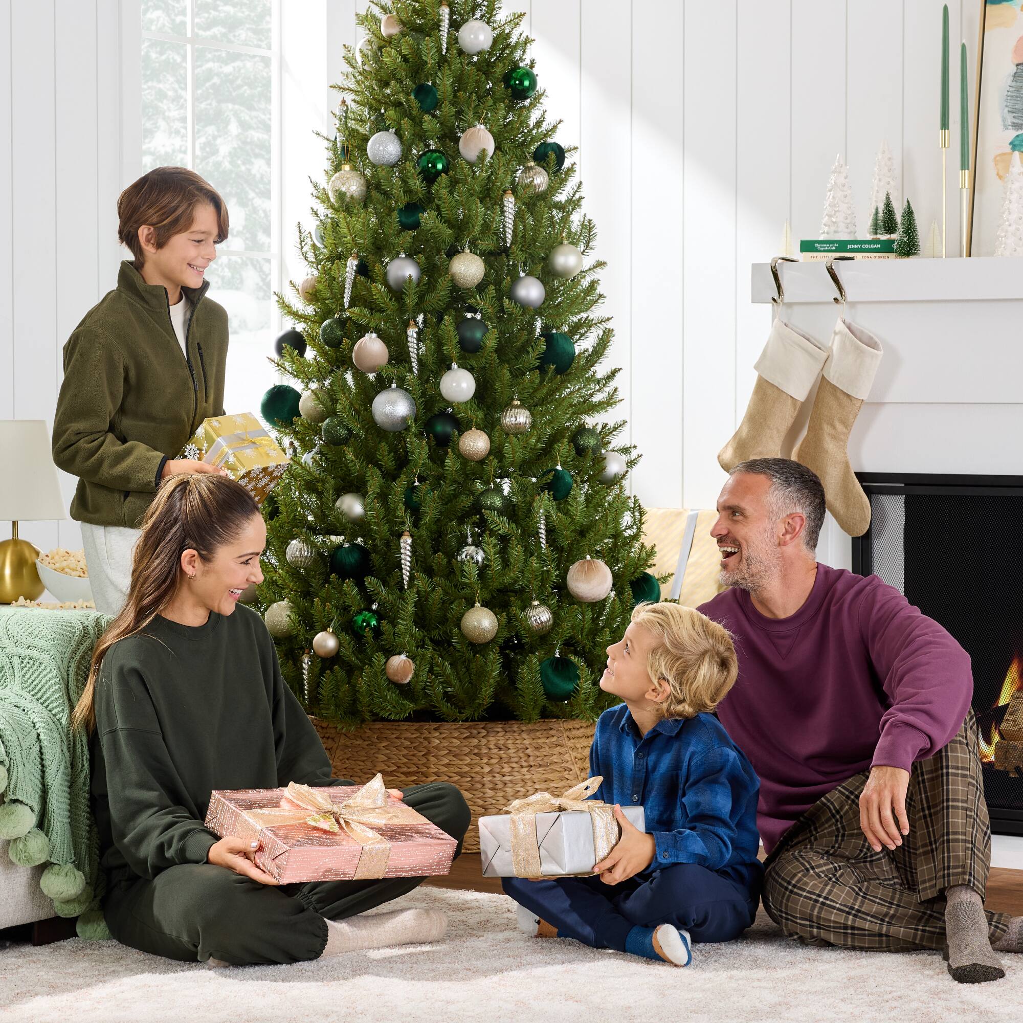 Alt View 3. Best Choice Products - Best Choice Products 9ft Premium Hinged Nordic Fir Christmas Tree Holiday Decoration w/ Foldable Metal Base - Green.