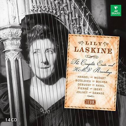 Lily Laskine
The Complete Recordings
Handel, Mozart, Boieldieu, Bochsa, Debussy, Ravel, Pierre Ibert, Jolivet, Damase
14CD