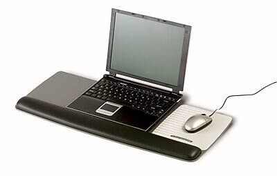 Alt View 8. 3M - 3M Gel Wrist Rest with Platform for Keyboard and Mouse, Gray, Tilt Adjustable, Precise Mouse Pad (WR422LE) - Gray.