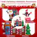 Vivid Christmas Inflatable Decoration creates a merry and jolly atmosphere. The image features various Christmas-themed inflatables, including Santa Claus, Gingerbread Man, Gingerbread House, and Christmas Tree.