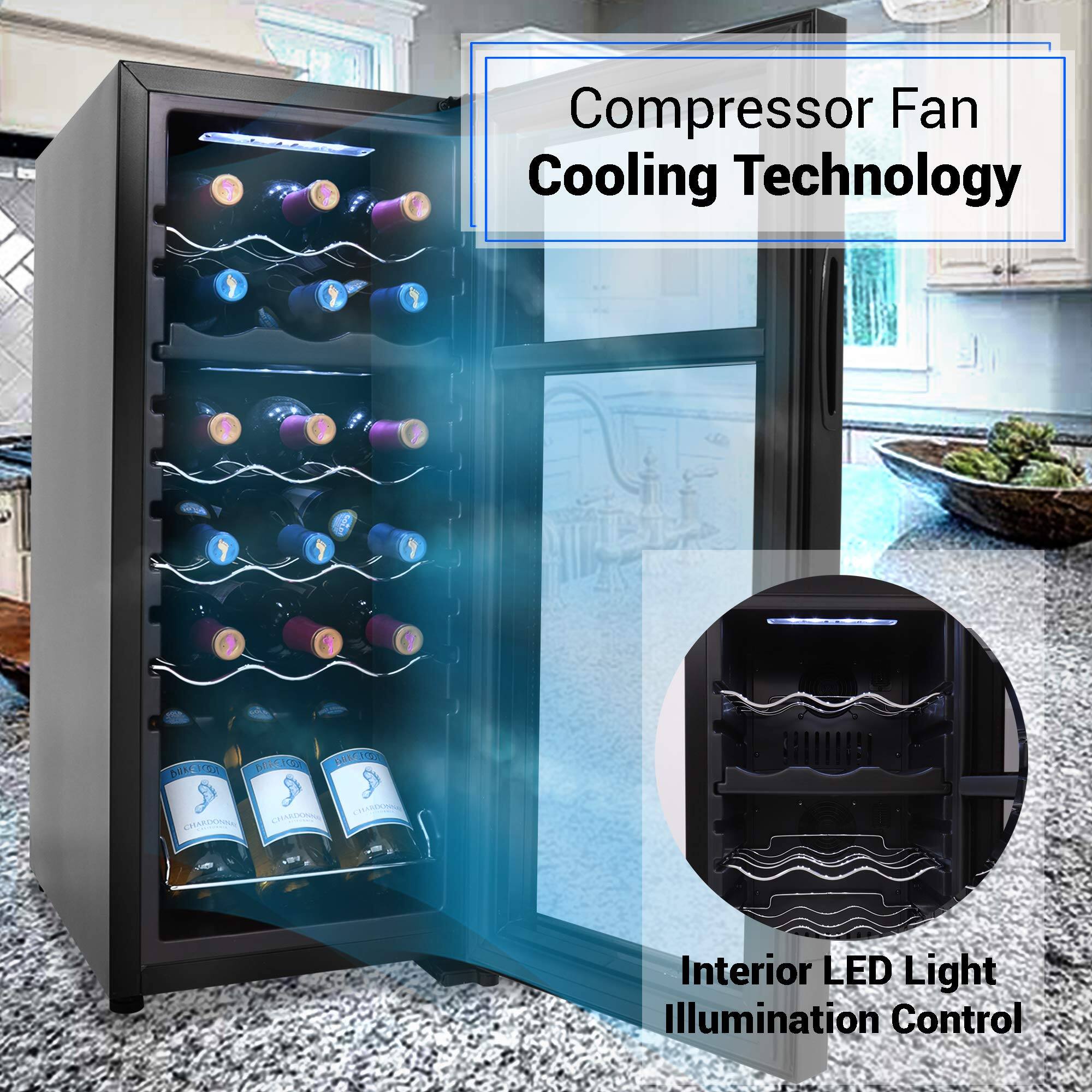 Compressor Fan Cooling Technology  
Interior LED Light Illumination Control