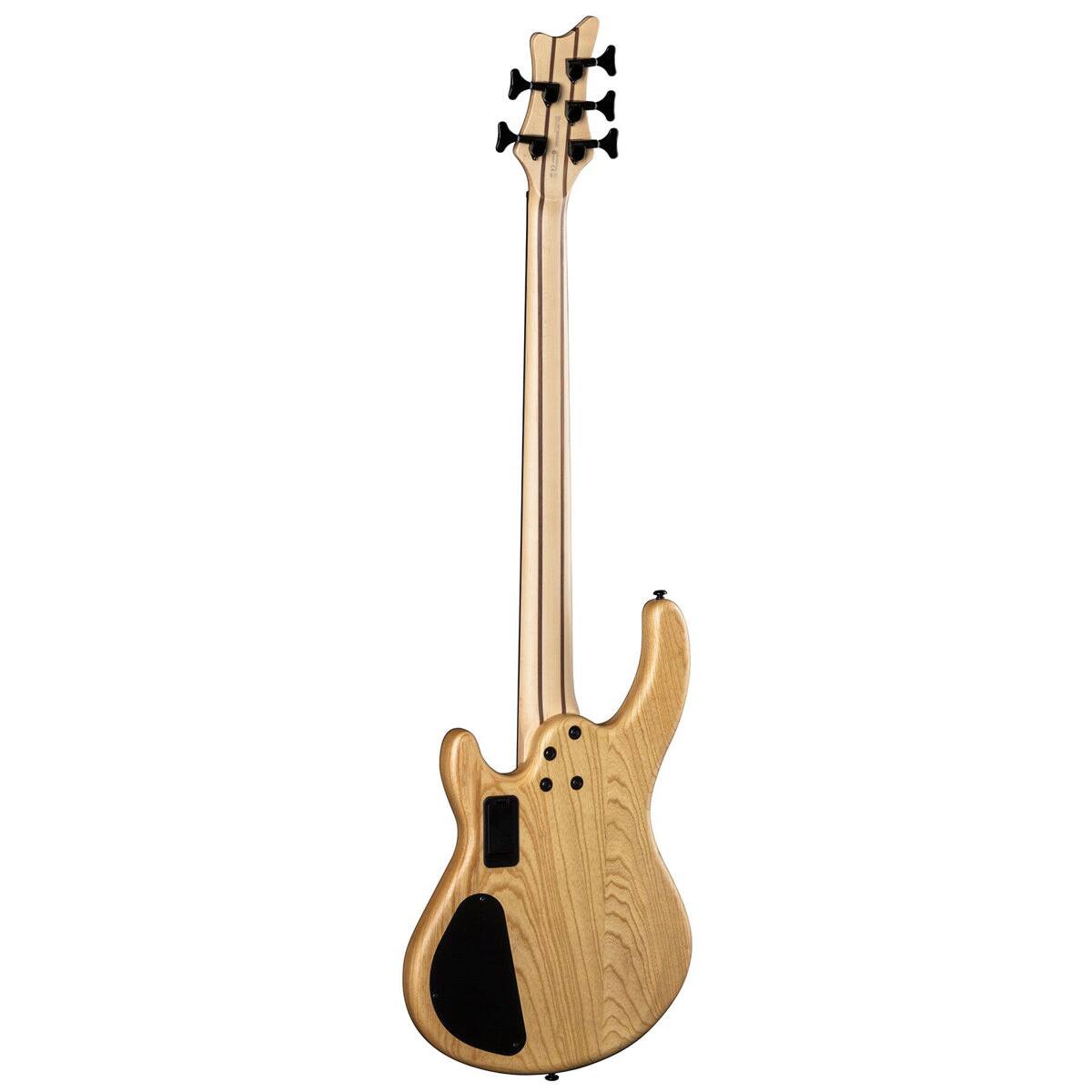 Alt View 1. Dean Guitars - Dean Guitars Edge Pro 5-String Electric Bass Guitar, Ebony Fretboard, Walnut Satin Natural.