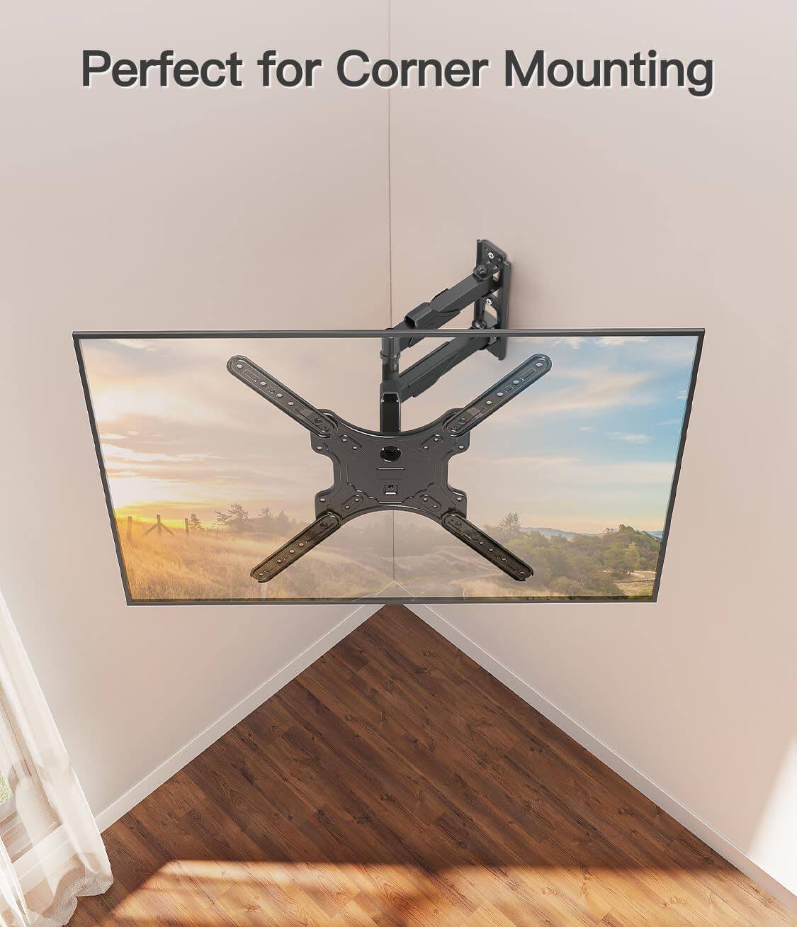 Perfect for Corner Mounting